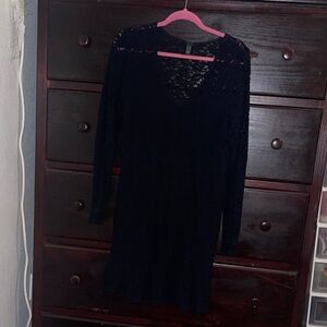 #23 Wild Fable Black Long Sleeve Dress